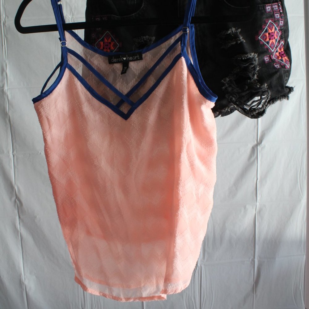 Derek Heart Strappy Tank